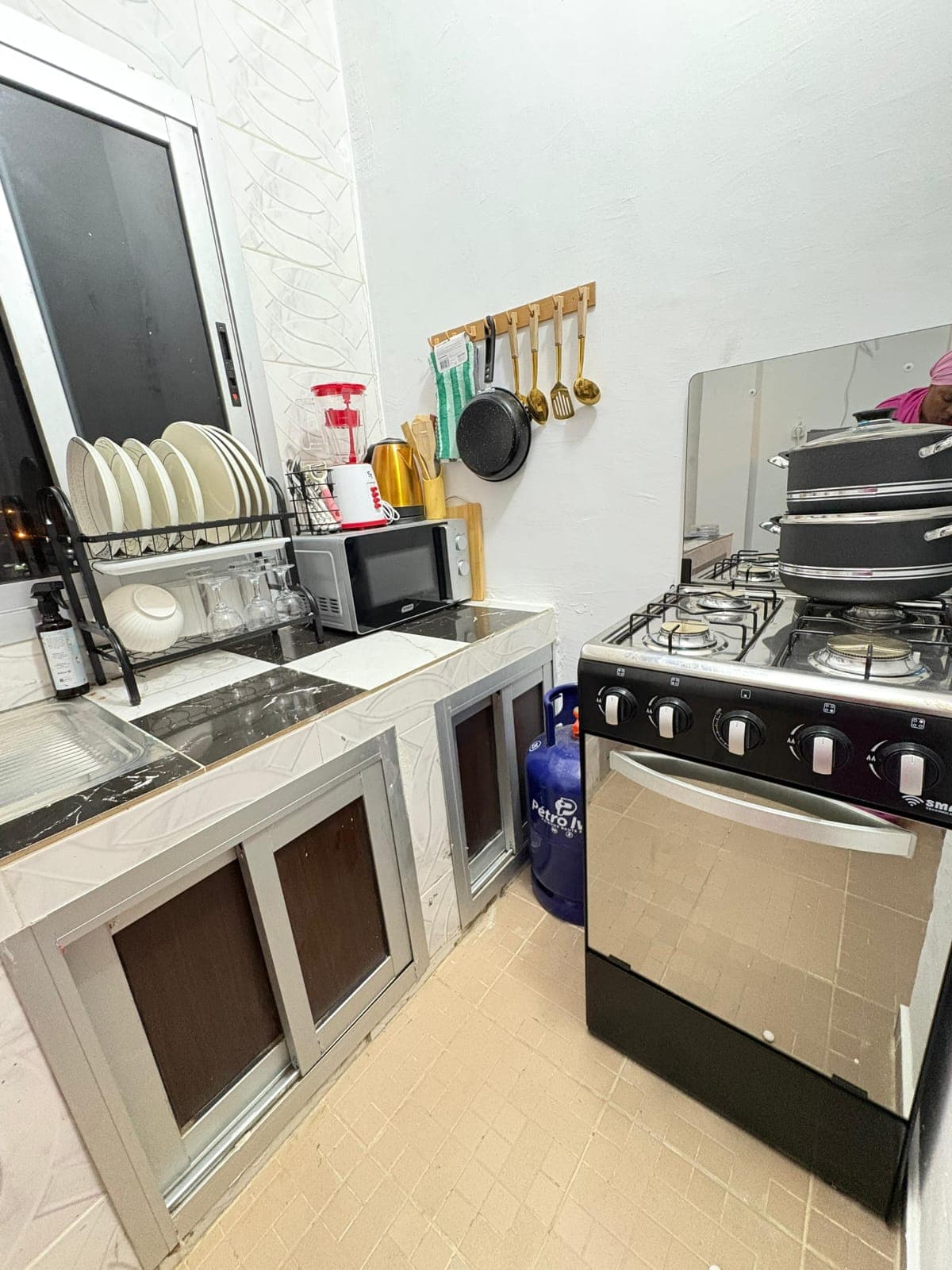 Vue générale de la cuisine